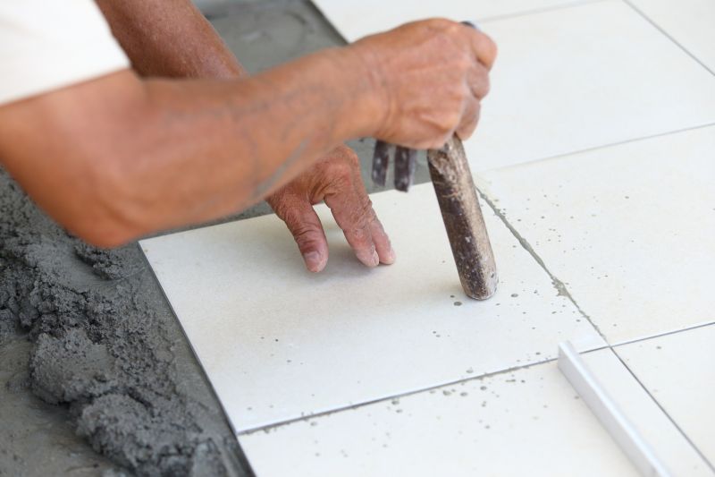Hearth Tile Installation detail